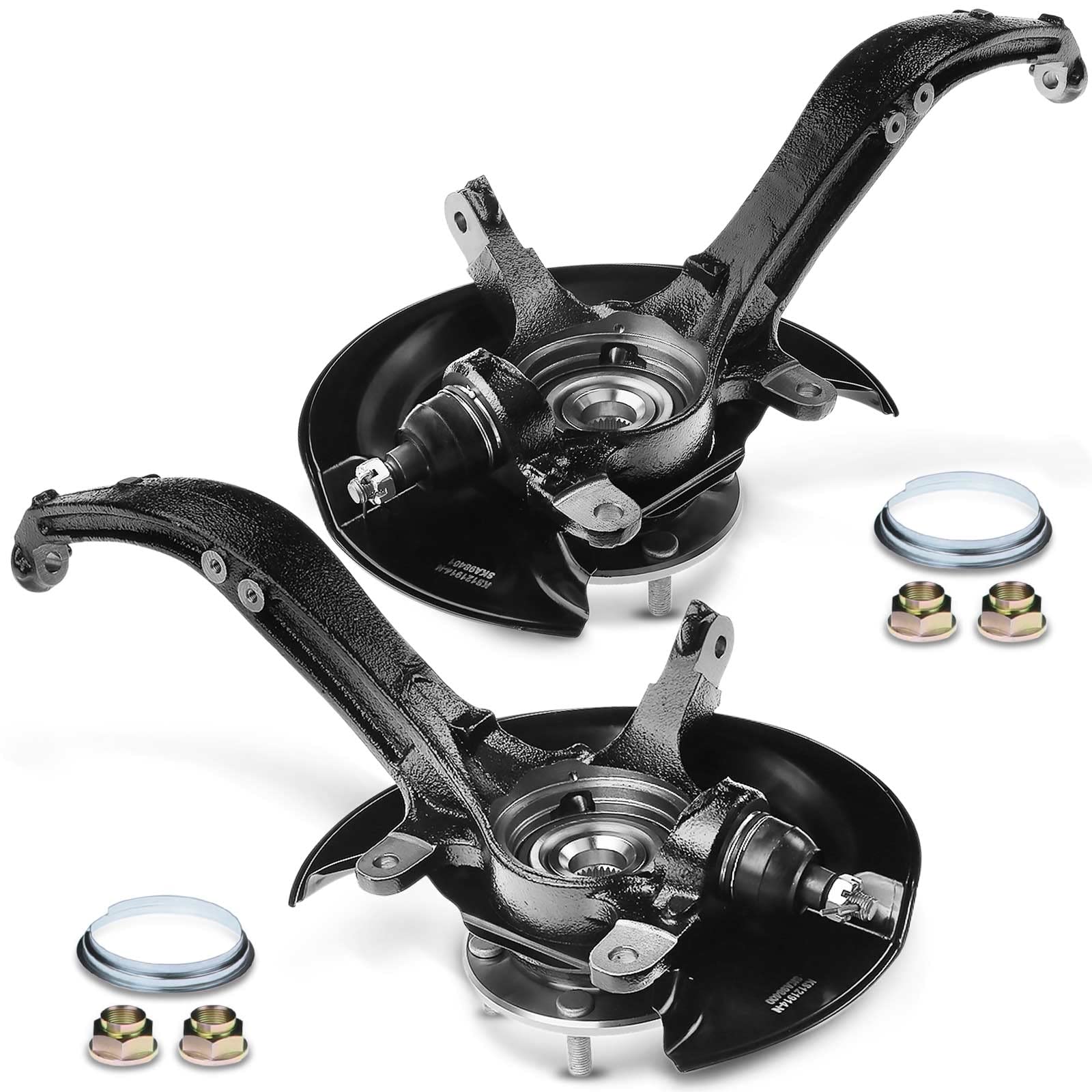 APremium 2 x Front Steering Knuckle & Wheel Bearing Hub Assembly