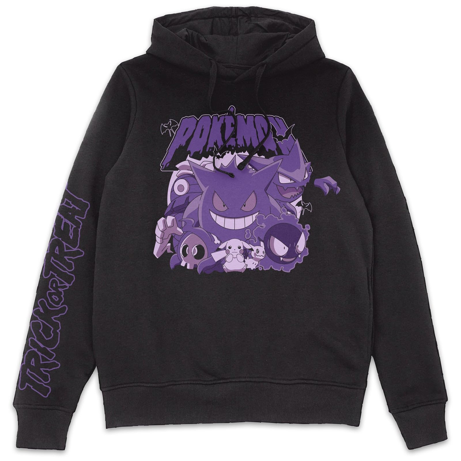 Zavvi Unisex Black Pokémon Trick Or Treat Hoodie - Xl