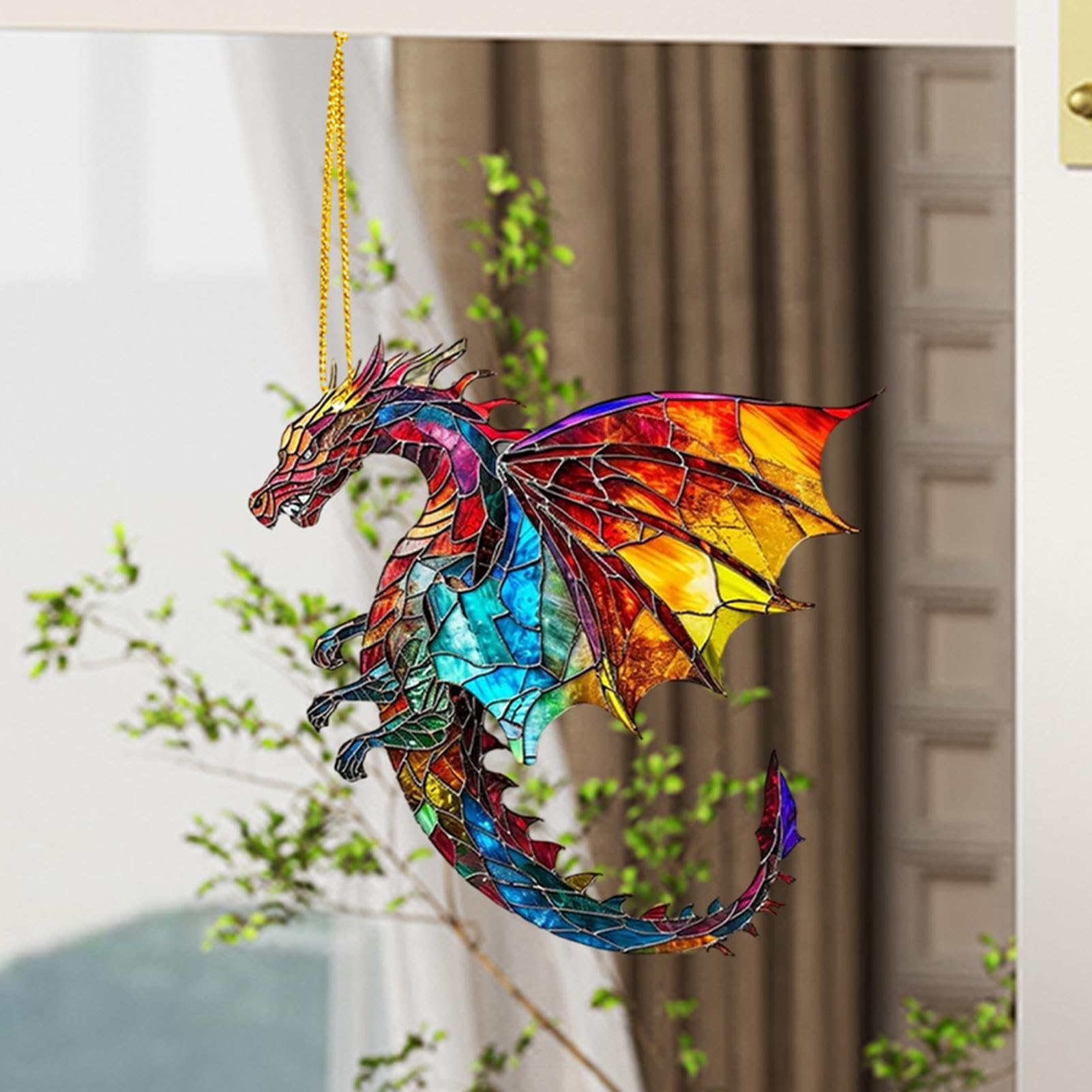 Wanddekoration Scheiben-Set Mit Eulen-Motiv – Bunte Acryl-Scheiben Im Boho-Style, Inkl. Aufhängung