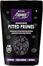 Essence Nutrition Unsweetened Premium Pitted Prunes (500 Grams) - [Soft, Moist & Delicious Imported From USA] - Prunes Dry Fruit Without Sugar