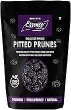 Essence Nutrition Unsweetened Premium Pitted Prunes (500 Grams) - [Soft, Moist & Delicious Prunes Imported From USA] - Prunes Dry Fruit Without Sugar