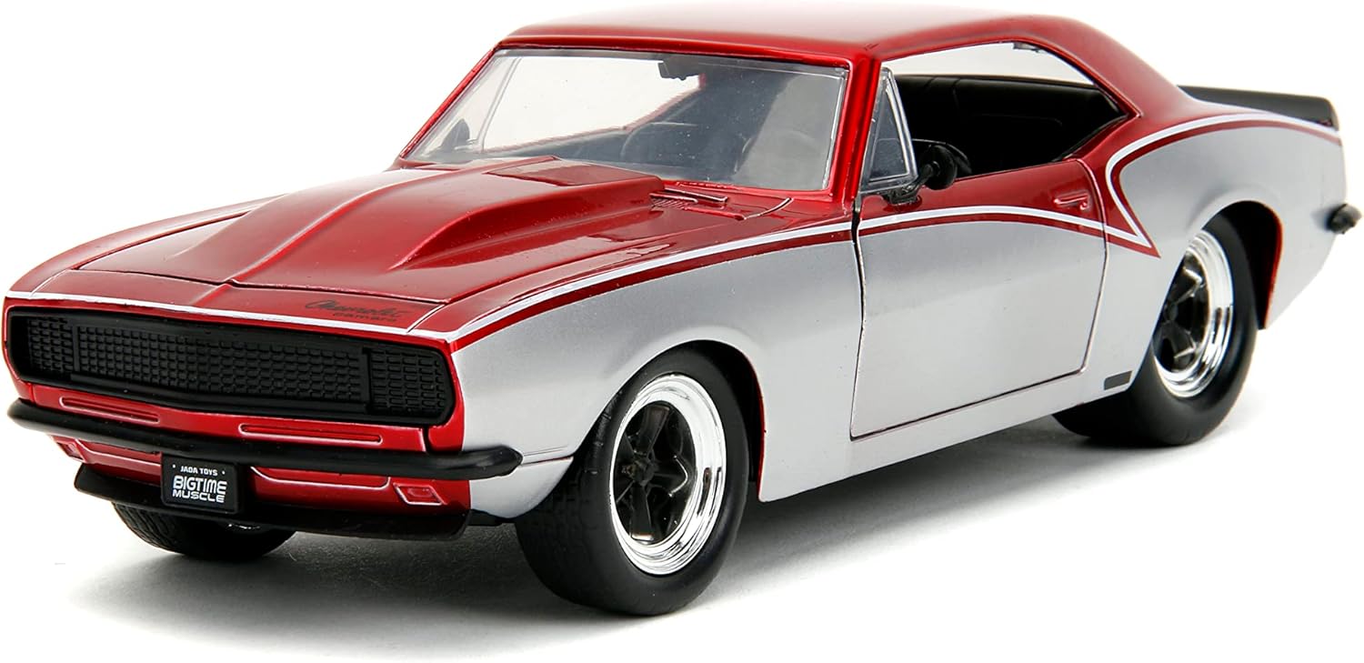 Big Time Muscle 124 1967 Chevy Camaro DieCast Car, Toys for Kids and