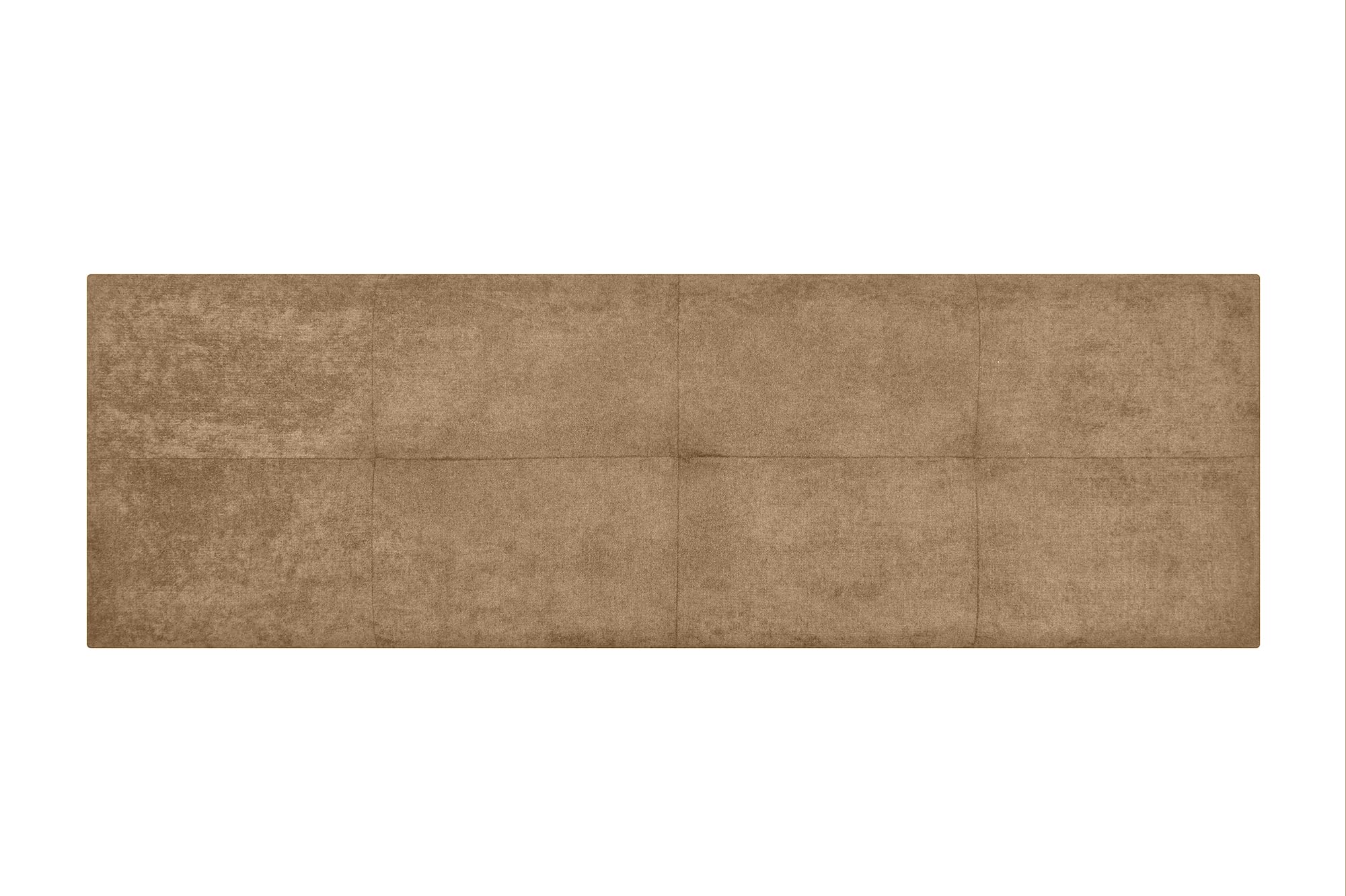 Cabecero Cama Costa Tela de Alta Gama | Cabezal Tapizado Cama | Estructura de Madera | Tejido Antimanchas de Última Generación | Tamaño 110 x 50 cm | Color Visón