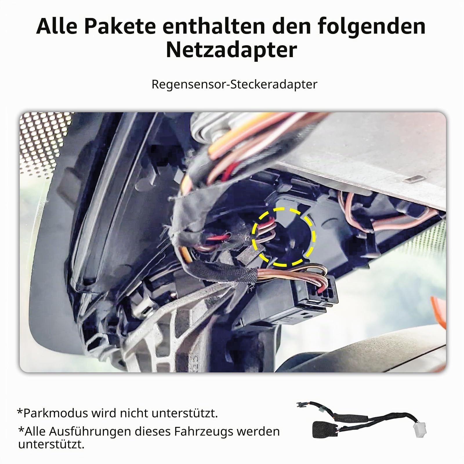 4K Dash Cam fit for VW Golf MK7/7.5/8 GTI/R/Rabbit/e-Golf/Variant/4Motion/Sportsvan/Alltrack & Cupra Formentor 2021-2025(Model B Black), OEM Look, UHD 2160P Video, App & WiFi, Loop Recording,64GB Card