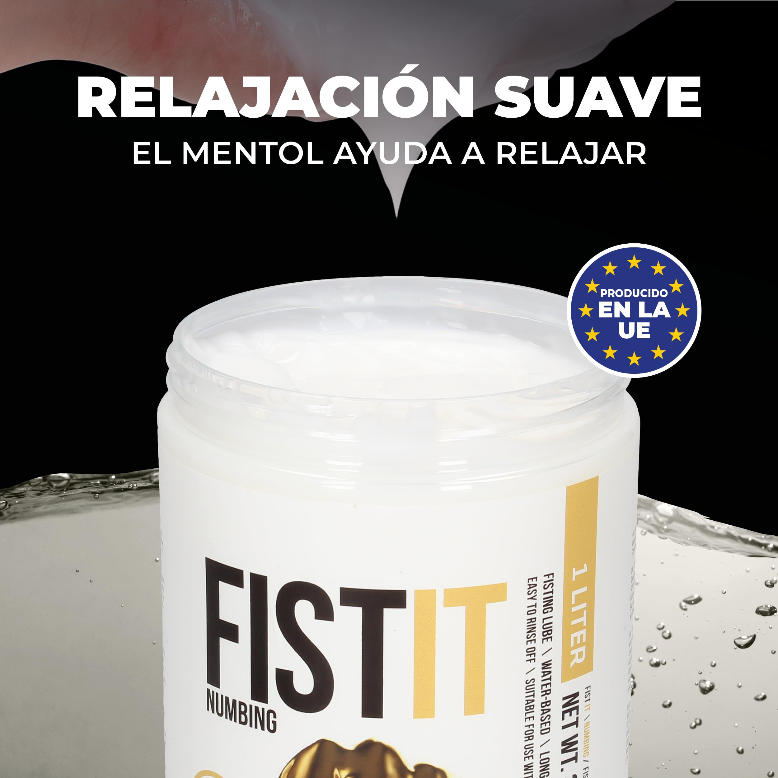 Fist It Fistit By Shots - Fistit - Numbing - Lubricante Para La Penetración Con El Puño - 1000 Ml 1000 ml, White