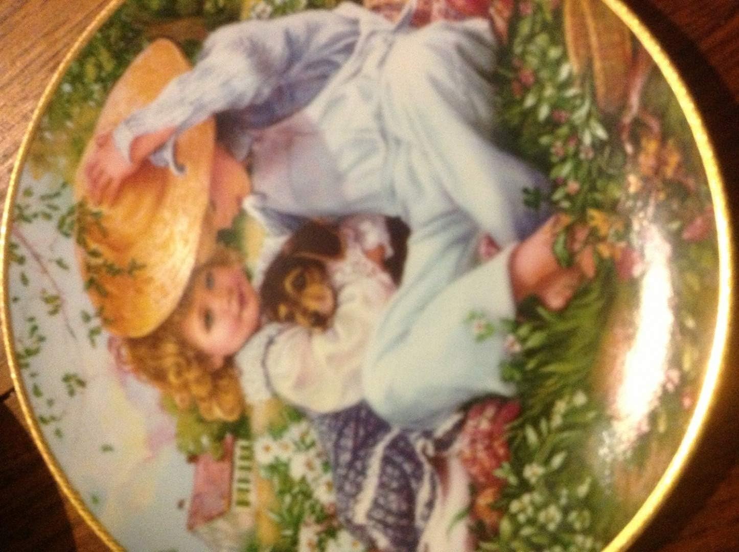 "A Time To Love" Collector's Plate by Sandra Kuck, from the "Our Children, Our Future" March of Dimes Collection