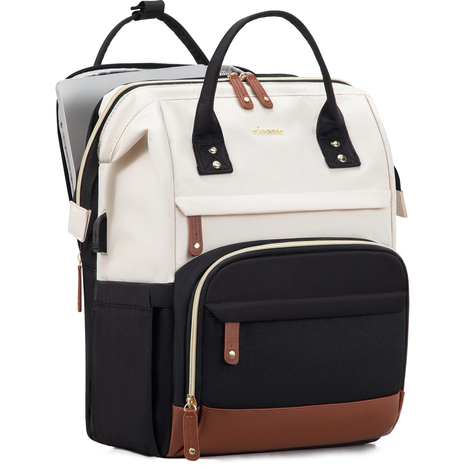 LOVEVOOK Rucksack Damen Laptop Rucksäcke mit Laptopfach 15.6 Zoll | Schulrucksack Mädchen Teenager Schultasche Backpack Tagesrucksack Wasserdicht für Schule Reise Uni Business