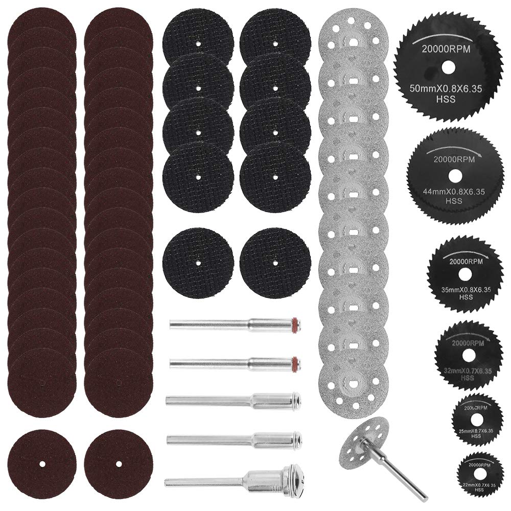 Set 67 Mini Dischi Diamantati E Lame Per Sega - Multiuso Per Legno, Vetro E Metallo - Foto 8