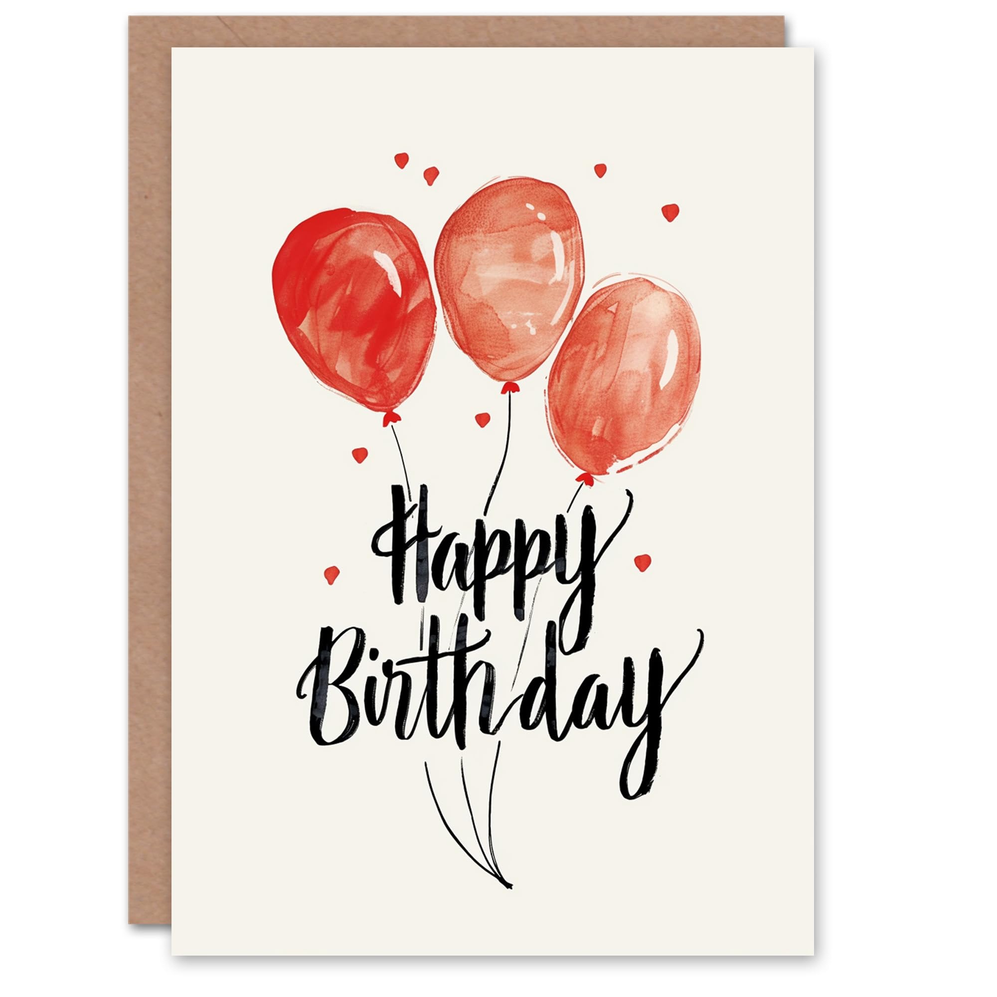 Artery8 Greeting Card - Lovehearts Painting - White