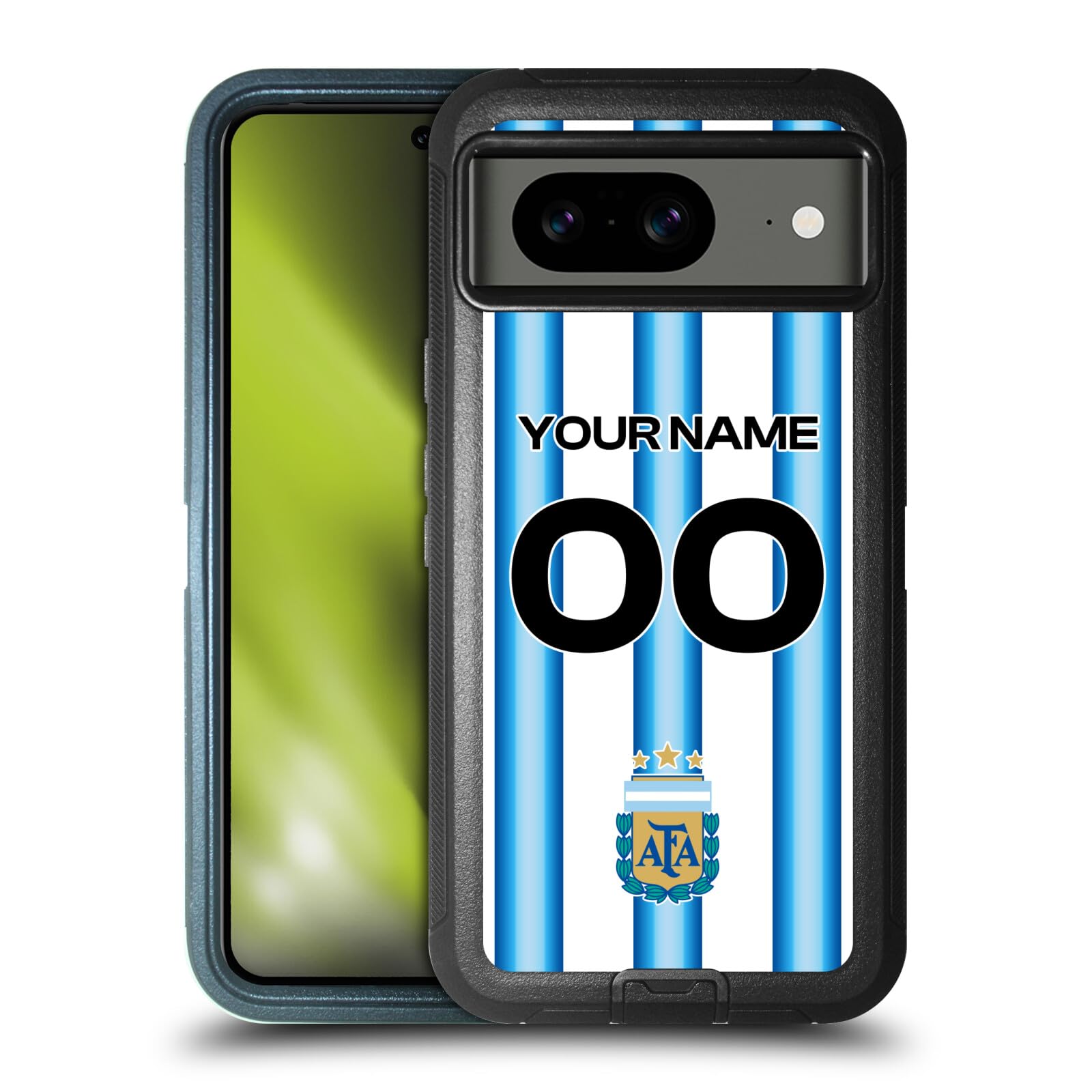 Coque Google Pixel 8 Argentine Maillot Perso Head Case Designs - 8