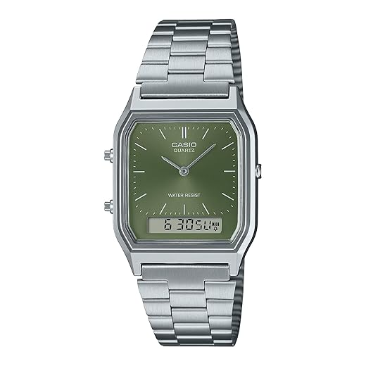 Casio Relógio: Prata AQ-230A-3AMQYDF, Prata, Clássico, Prata, Clássico