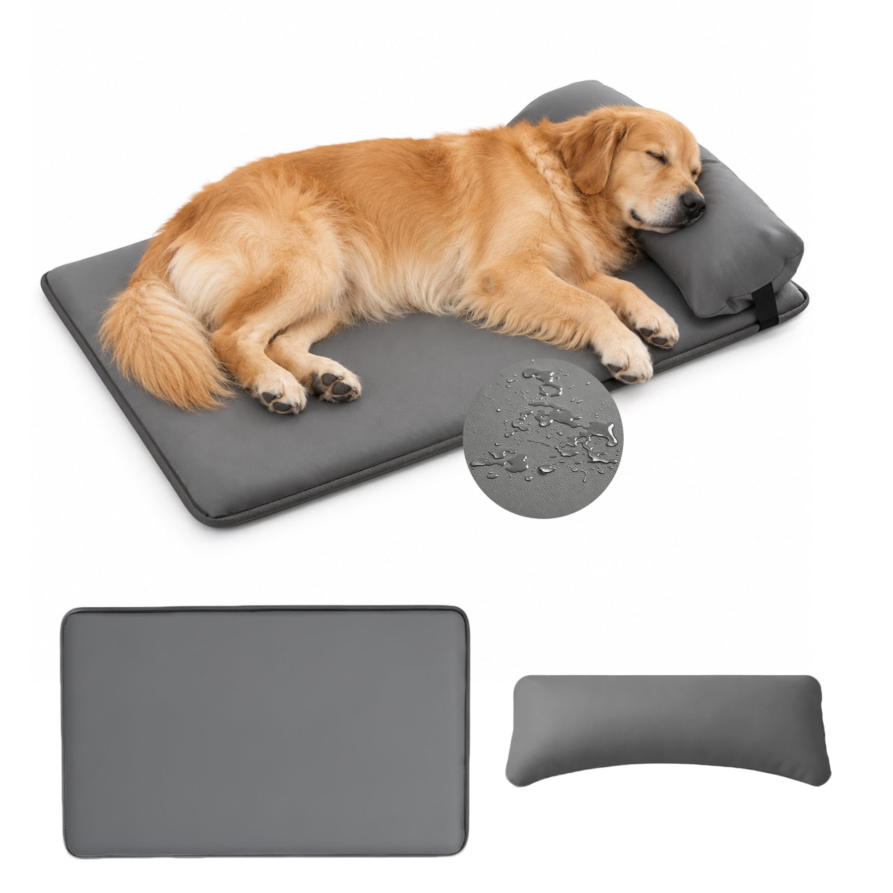 Cama Para Perros Con Cojín De Wassericht, Cama Perros Piel Sintética