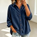 Generic Corduroy Jacket Women Lightweight Oversized Button – Corduroy Texture
