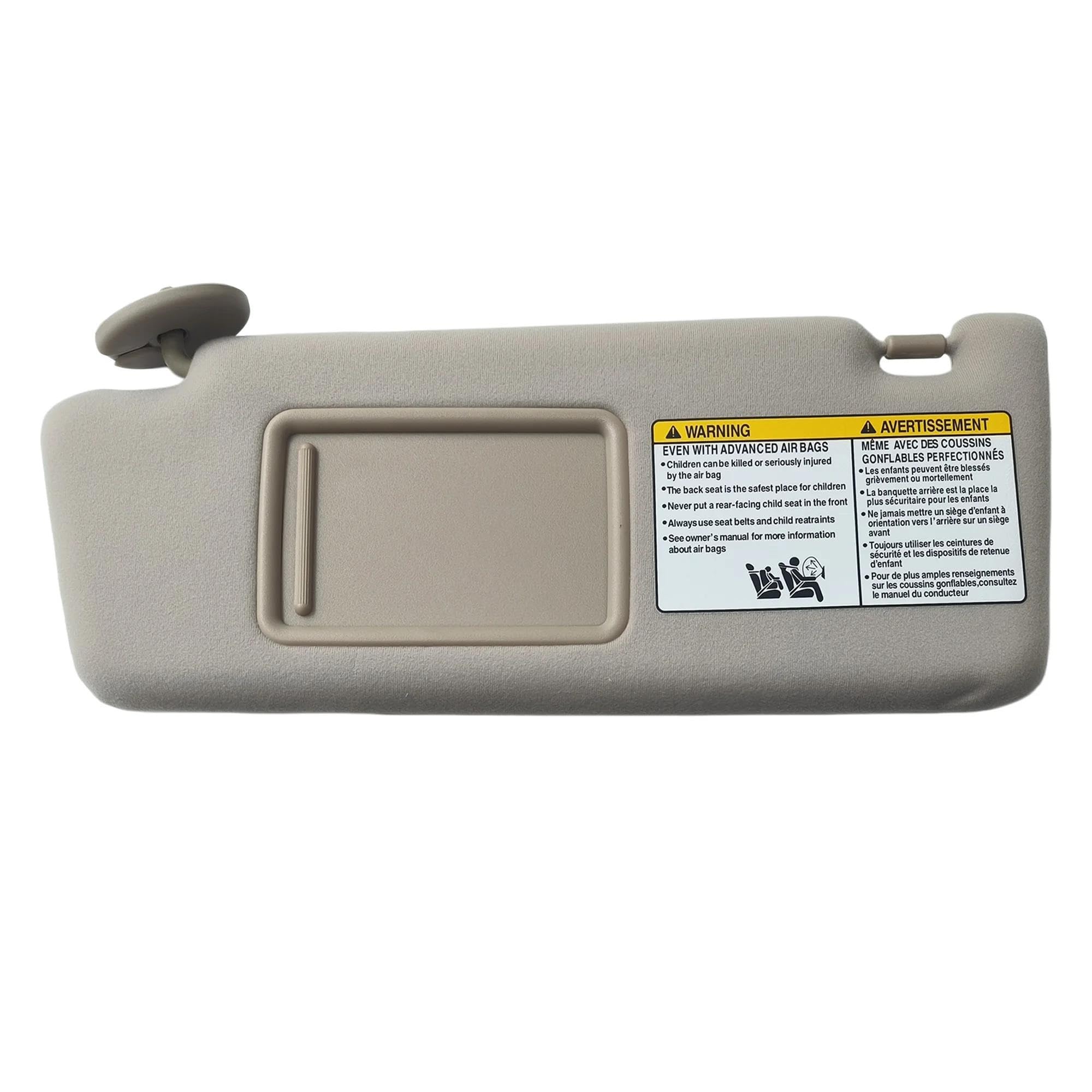 Tendine Parasole Auto Visiera parasole per Toyota per Tacoma 2005-2014 2015 interni bordo Parasole Parabrezza(Beige Left Side)