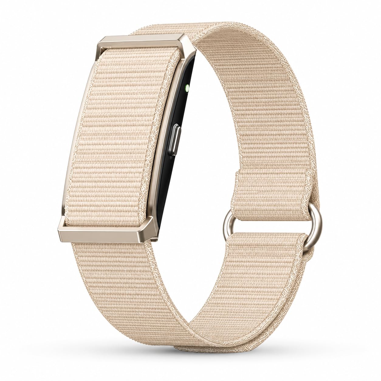 Qore Smart Fitness Band with Silicone & Nylon Strap Combo | 100+ Sports Modes | Heart Rate & SpO2 Monitor | Sleep & Stress Tracking | Smart Notifications | Long Battery Life | Starlight-image-9