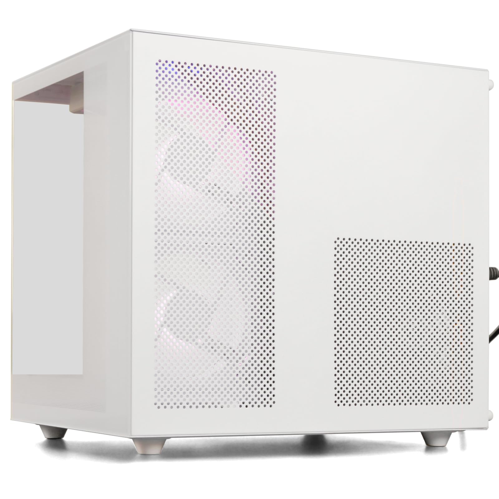 Gaming PC Desktop, Ryzen 7 8700F, GeForce RTX 5060(8G), 32GB DDR5 RAM, 1TB NVMe SSD, 650W PSU Tower Computer (White)