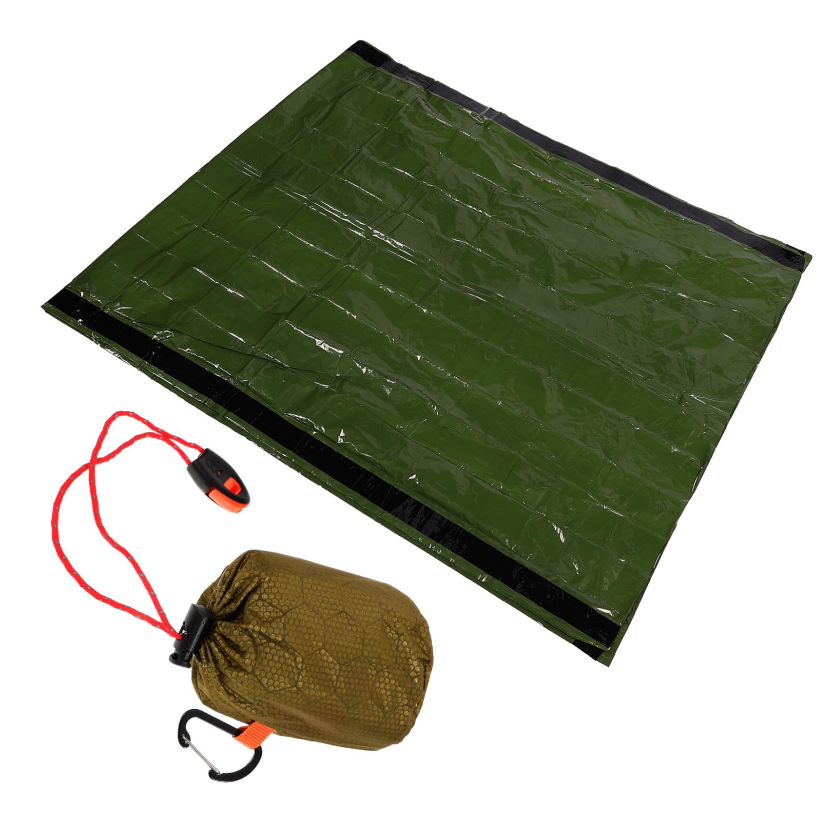 TOYANDONA Saco De Dormir De Emergencia Cálido Ligero para Viajes para Adultos para Acampar Compacto Frío Equipo De Senderismo Mantas Térmicas De Emergencia Película De Aluminio