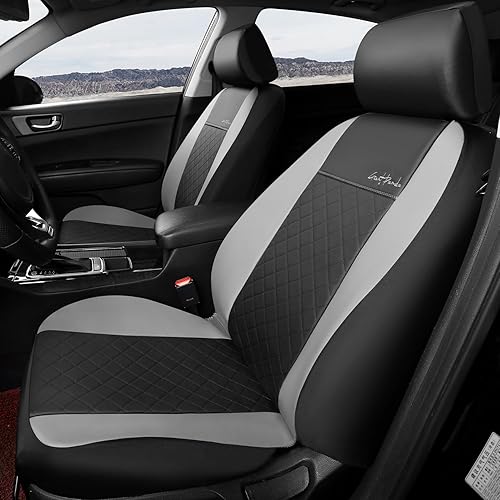 Miniatura 5 de GIANT PANDA Funda de asiento delantero de automóvil personalizada para Toyota, fundas de asiento de cubo de cuero para Toyota Rav4 Camry Highlander