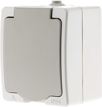 Zenitech - Base IP54 2P+T 16A Light Grey - Akya