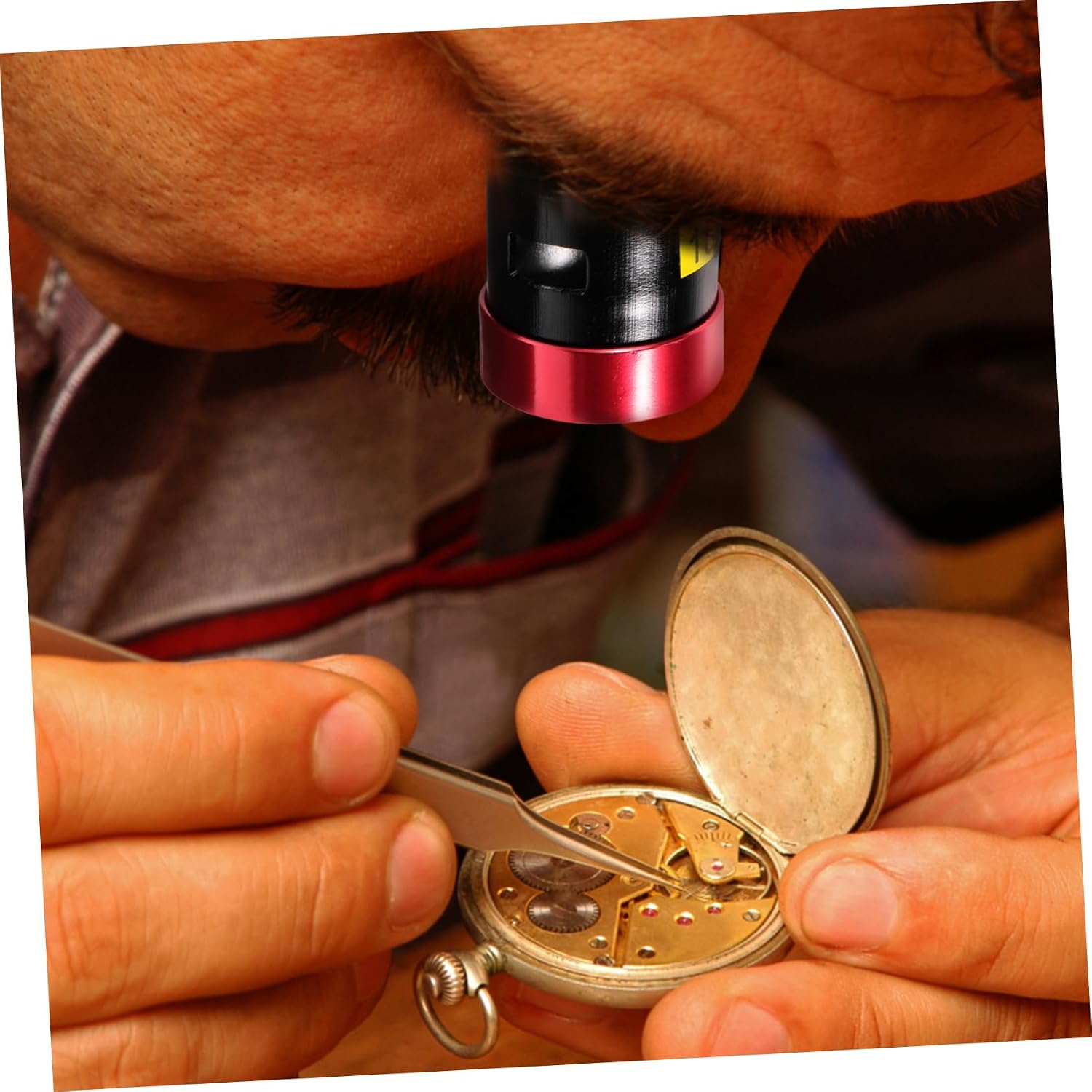 FRCOLOR Jewelry Magnifying Glass Loupe Watch Repair Magnifier Craft Magnifying Lens