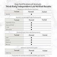 Vista 4 de Polvo orgánico de frutas de bayas de Goji (8.82 oz) - Alto en antioxidantes