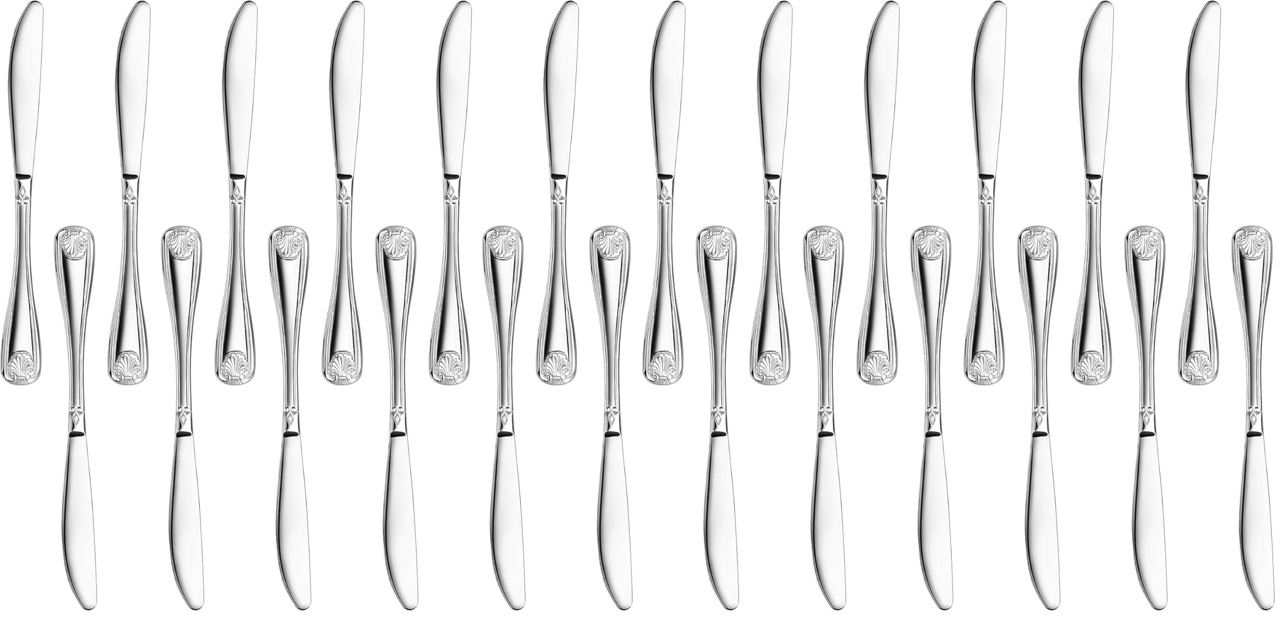 New Star Foodservice Shell Pattern 18/0 Stainless Steel Dinner Fork, 7.7-Inch, Set of 12, Commercial Grade — Amazon image 16