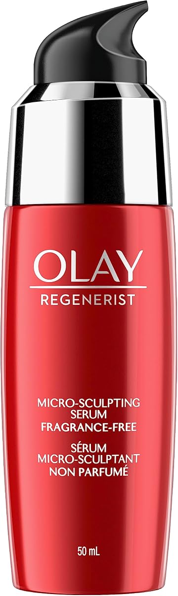 Regenerist Micro Sculpting Serum, suero facial antienvejecimiento sin fragancia para uso diario, suero facial hidratante y reafirmante para una piel más suave y apariencia de arrugas, fórmula ligera, 1.7 onzas líquidas