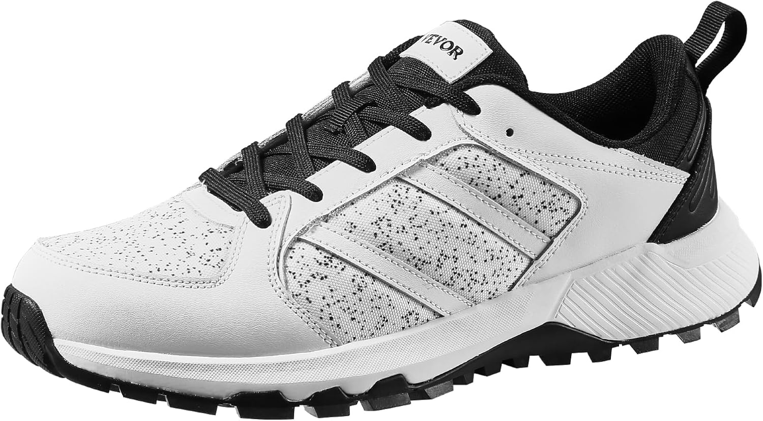 VEVOR Mens Cross Training Shoes, Arch Support & Adjustable Lace-up Training Shoes for Running Gymnastics Walking Weightlifting (Unisex)