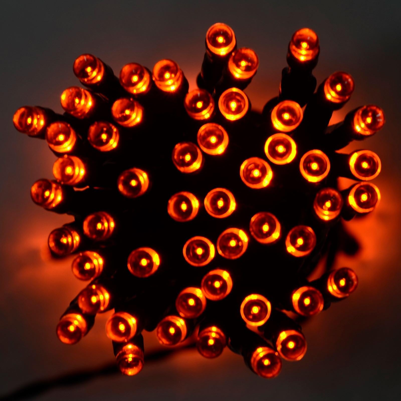 Mr Crimbo100 LED Halloween String Fairy Lights House Home Party Orange Decoration