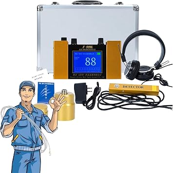 Water Pipe Leak Detector Underground,Outdoor Water Leak Detector Kit,Underground Pipe Leak Detector ,Water Pipe Leak Detector with Digital Display