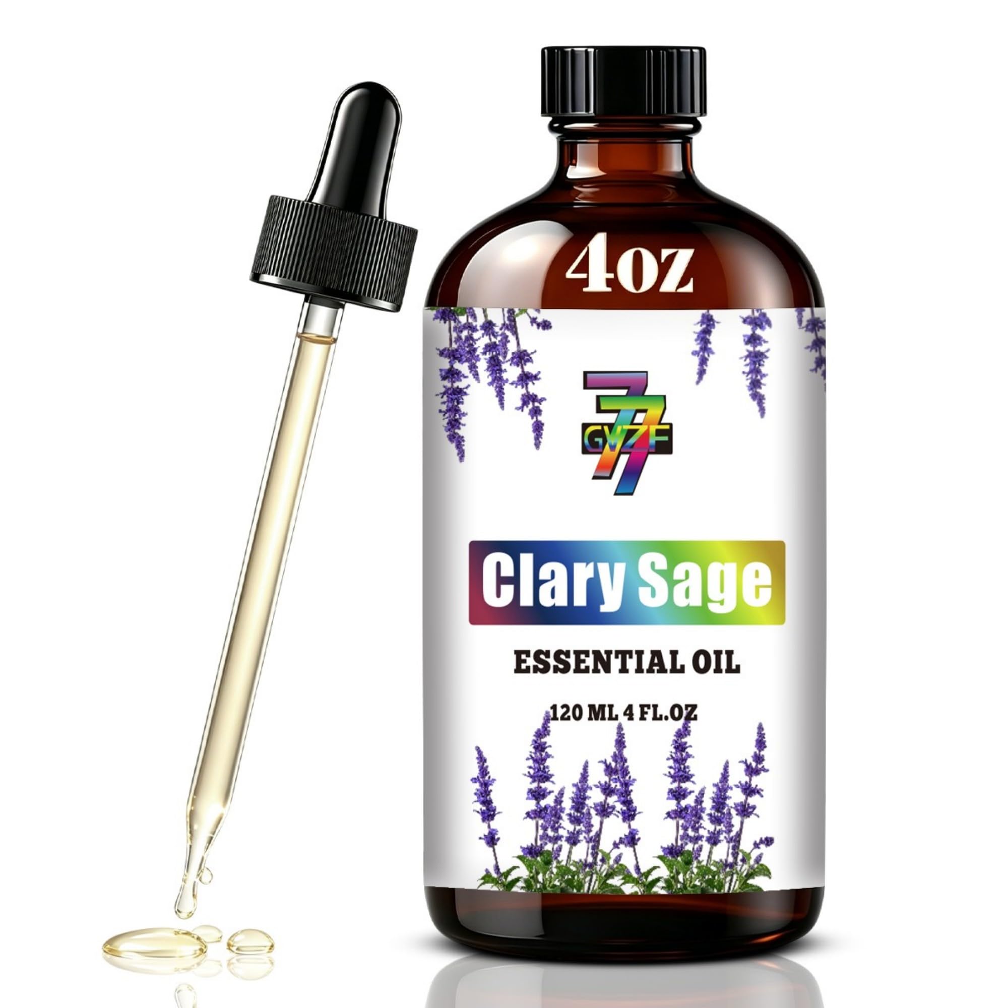 Clary Sage Essential Oil for Diffuser Massage Citronella Oil 4 fl oz