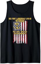 USS Fort Lauderdale LPD-28 Amphibious Transport Veteran Tank Top