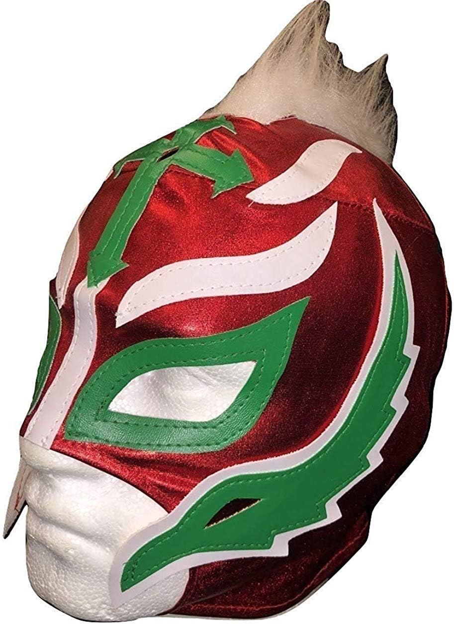 Rey Mysterio With Mohican Pro Style Wrestling Mask