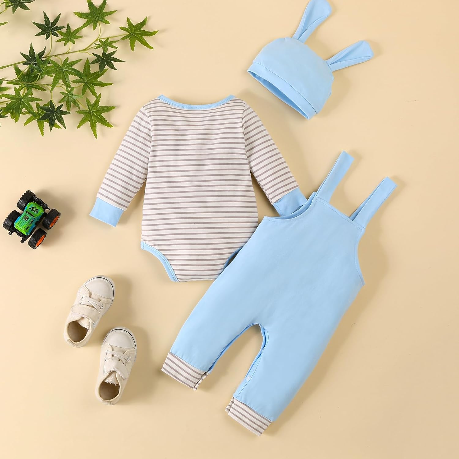 VINUOKER Baby Boy My First Outfit set 3Pcs Newborn Boy Clothes - Image 9