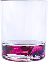 Vista 3 de Locco Decor - Juego de 4 piezas de accesorios para tocador de baño, acrílico líquido con movimiento flotante 3D en forma de hoja