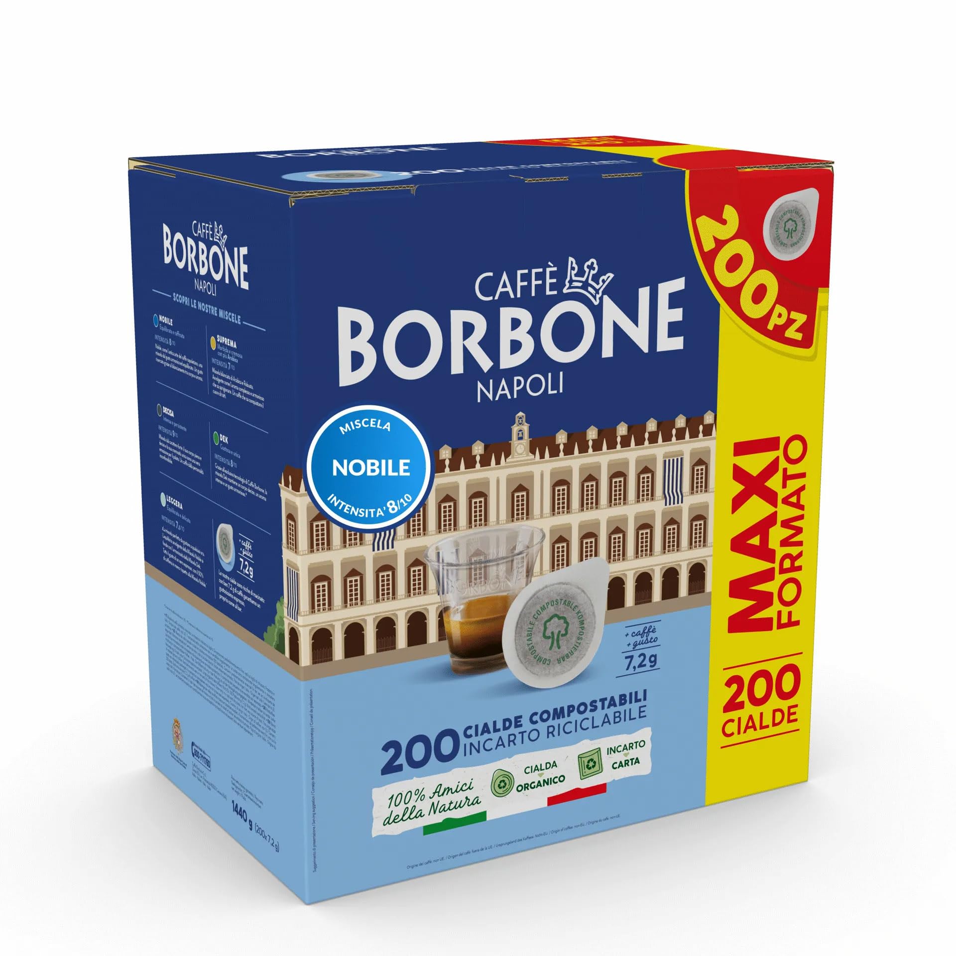 CIALDE CAFFE ESPRESSO MISCELA NOBILE 200PZ