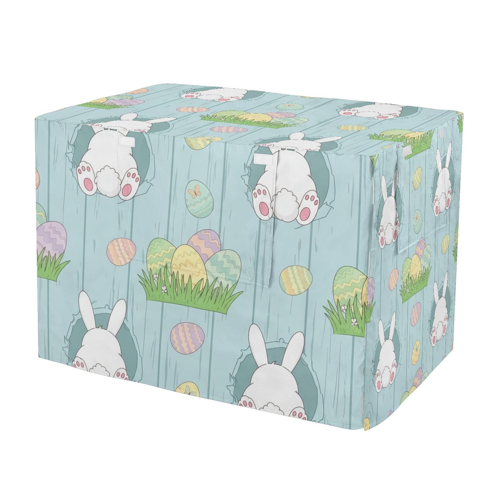 Housse pour cage pour animaux Cute Bunnies XL bleu pour réduire le stress du chien