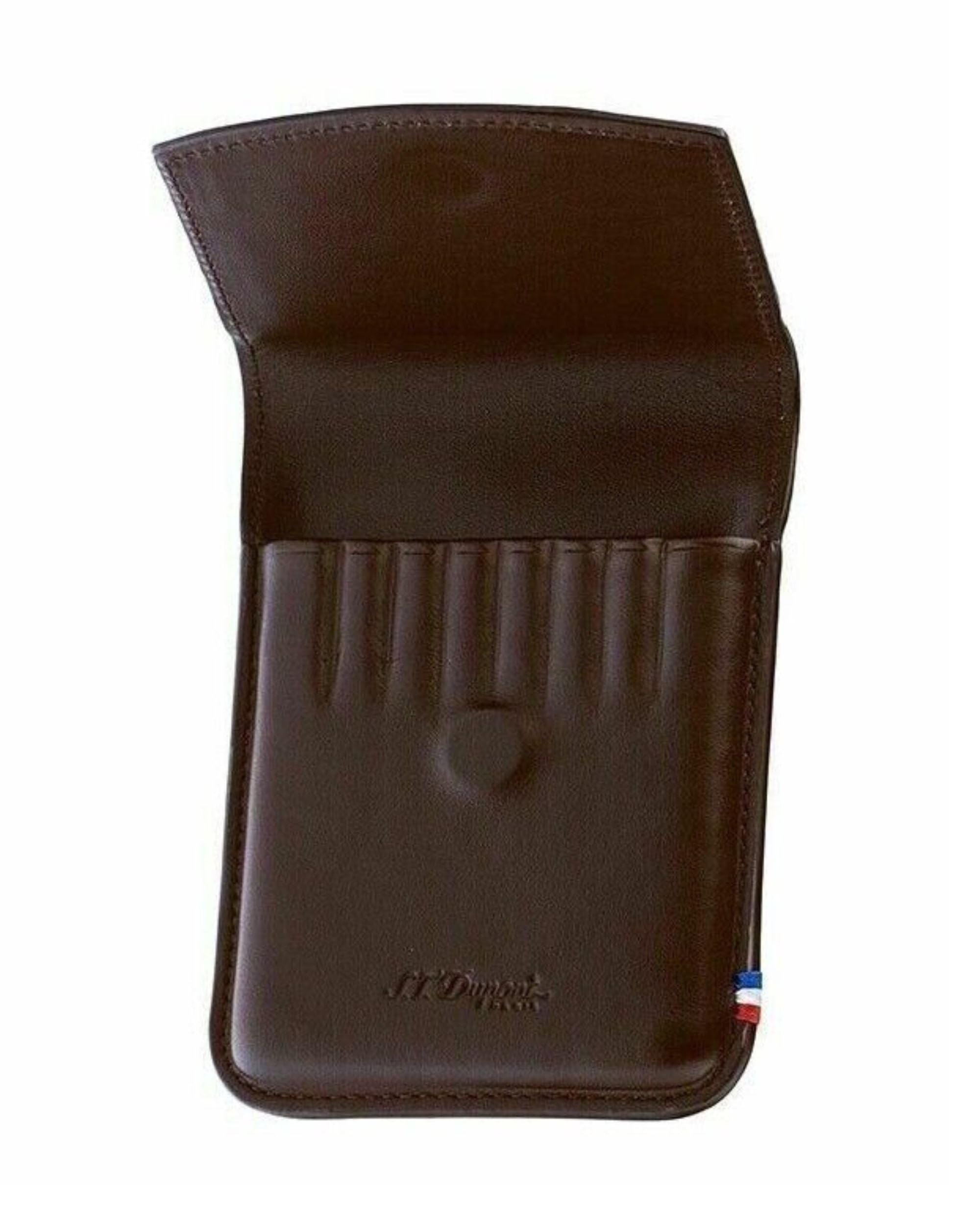 未使用✨エステー デュポン　２本　シガーケース　葉巻入れ　ブラック　メンズ S.T. デュポン シガーケース 葉巻2本用 オレンジクローム 183266