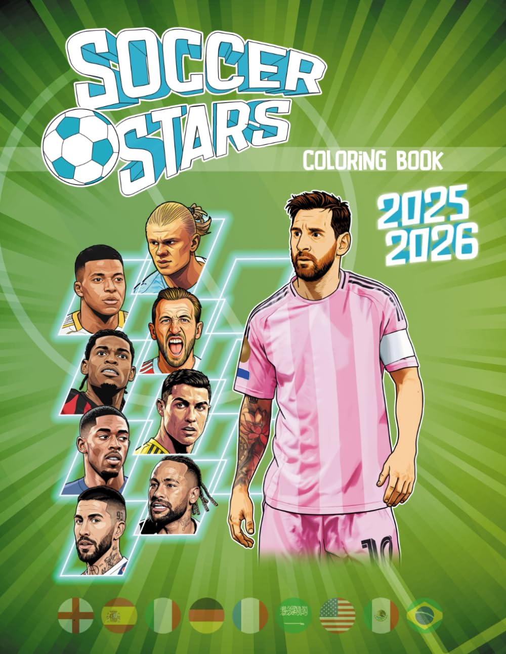 Soccer Stars Coloring Book (Football Stars)