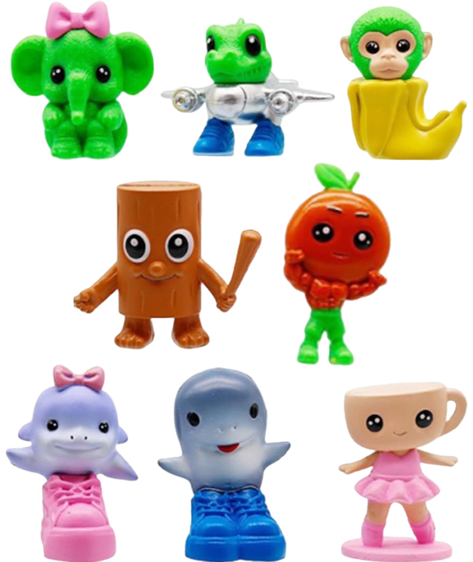 Buy 8PCS Italian Brainrot Toys, Tralalero Tralala, Tung Tung Tung