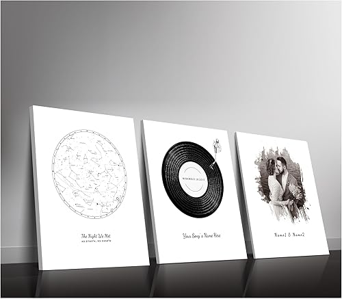 Vista 151 de Letras de música personalizadas, canciones, lienzo/fotos sin marco/impresiones enmarcadas con corazón en nombres de corazón, fecha de carga de fotos