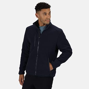 Regatta Mens Omicron III Waterproof Fleece Jacket (M) (Black)
