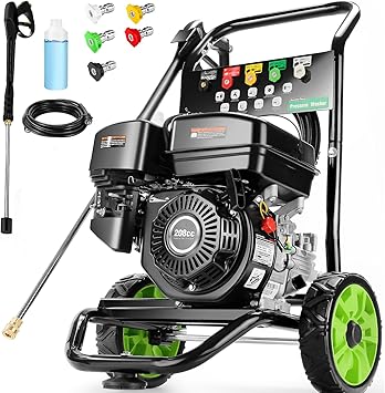 4200PSI Pressure Washer 4.0GPM Gas Power Washer 4200PSI Pressure Washer 4.0GPM Gas Power Washer