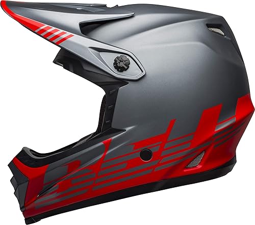 Miniatura 4 de Bell Full-9 Fusion MIPS - Casco gris mate/rojo, talla M Rejilla gris mate/rojo (descontinuado),negro, gris (Matte Black/Gray),Negro mate/Hi Viz