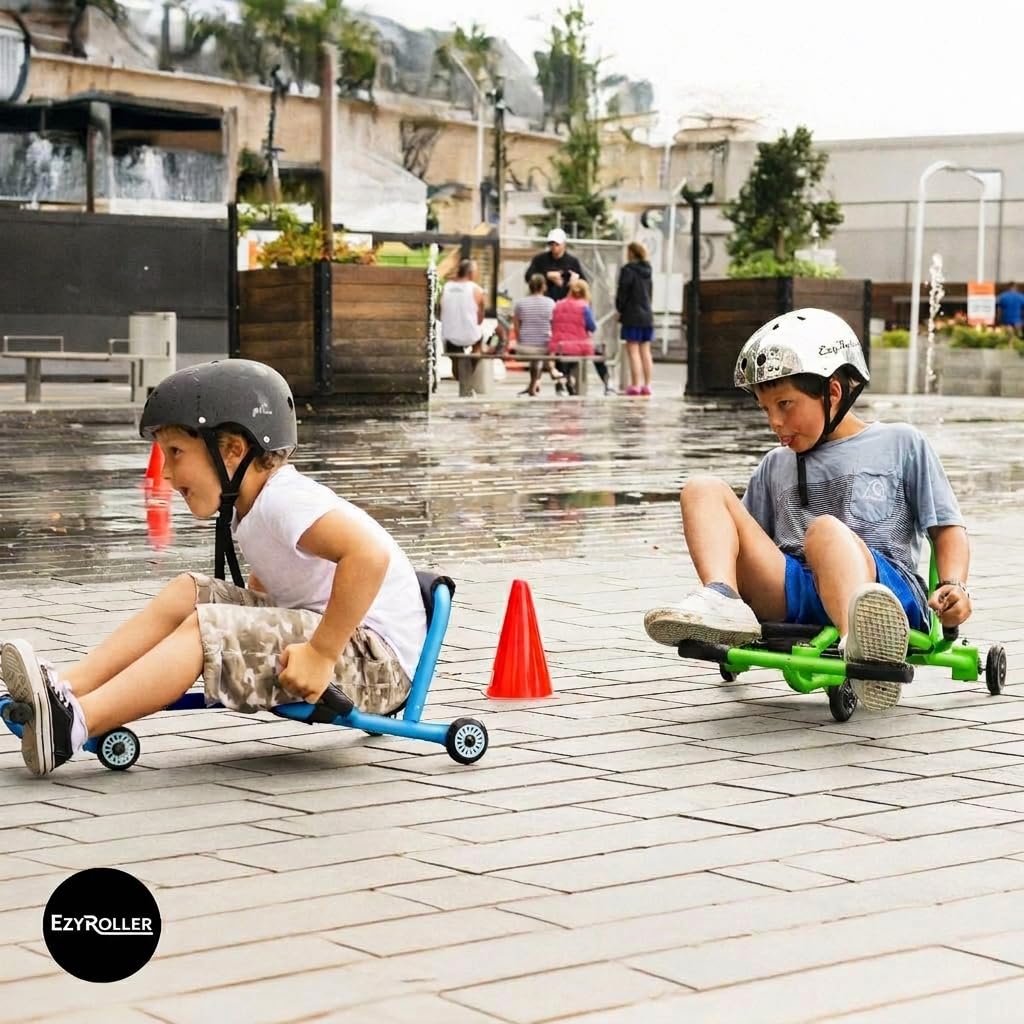 EzyRoller Dziecięcy trike Mini Ride On Children trójkołowy wąż karcik (niebieski)
