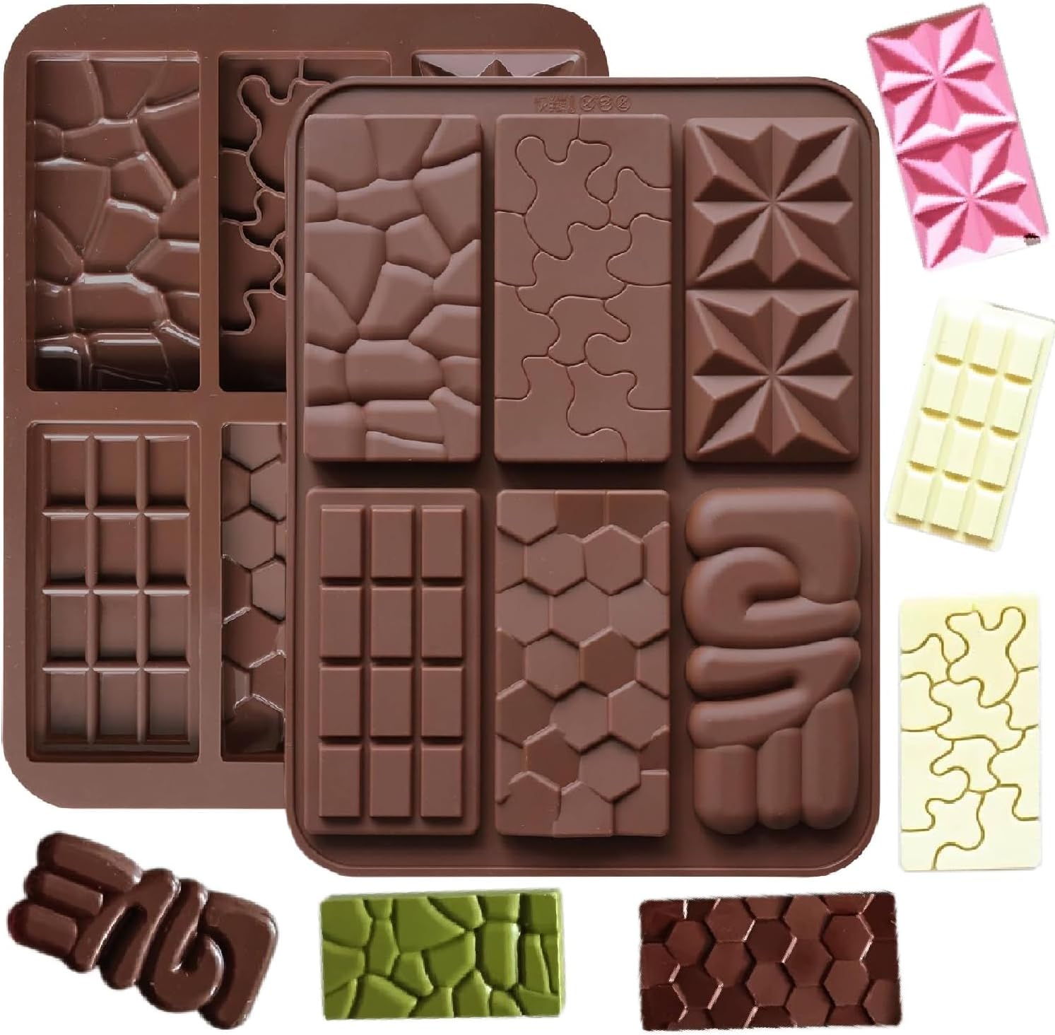 Amazon.com: YJWYDM Large Chocolate Bar Mold Deep Dubai, Dubai Chocolate ...