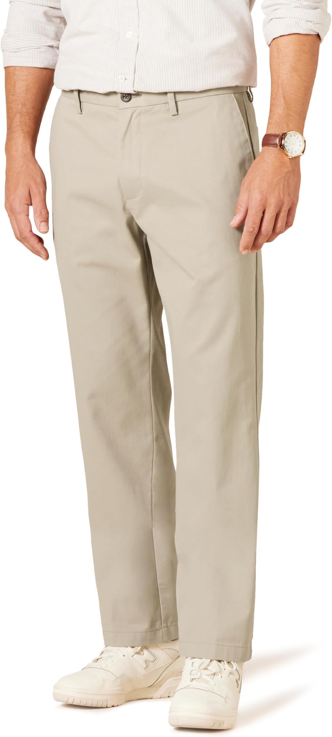 Men's Classic-Fit Wrinkle-Resistant Flat-Front Chino Pant (Available in Big & Tall)