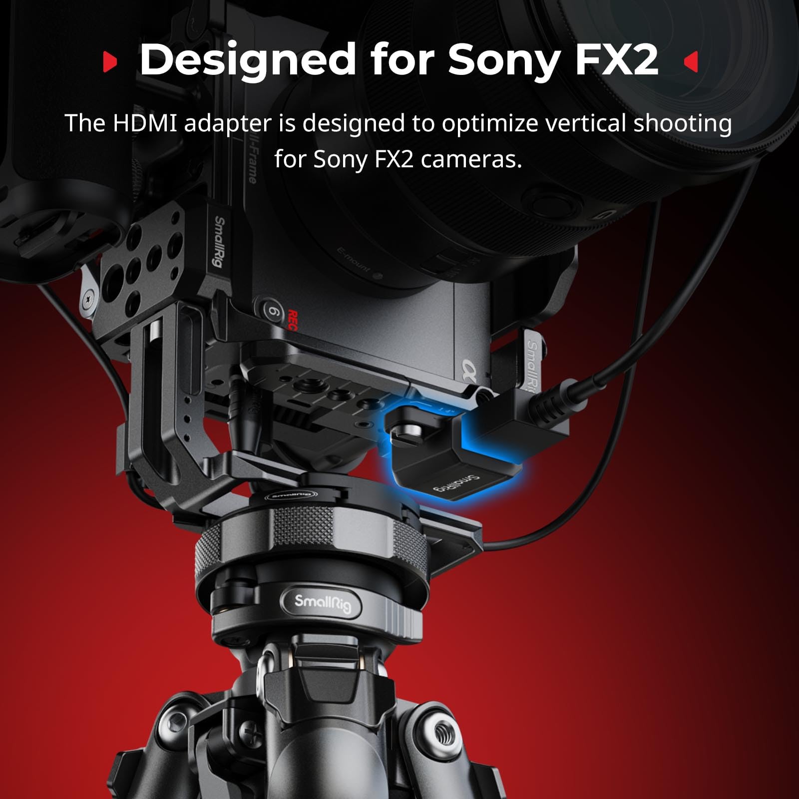 Amazon | SmallRig HDMIアダプター Sony FX2 HDMI用 5593 | SMALLRIG