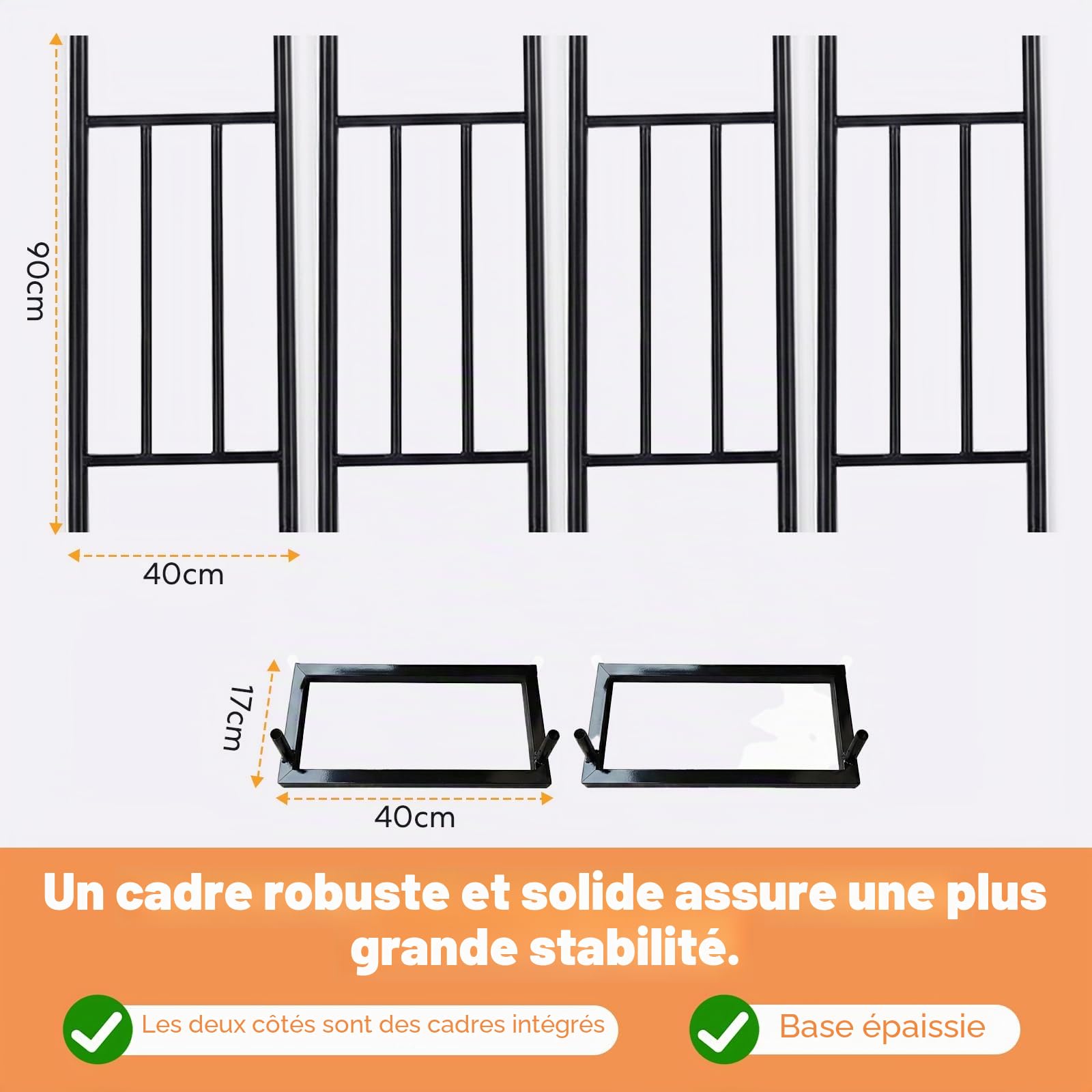 Arche de Jardin en Métal, Arche de Rosiers & Arceau à Rosiers Arche Mariage 3 Largeurs Réglables (1,2m/1,8m/2,4m), Format 240x240cm Convient pour décoration de Jardins et réceptions de Mariage
