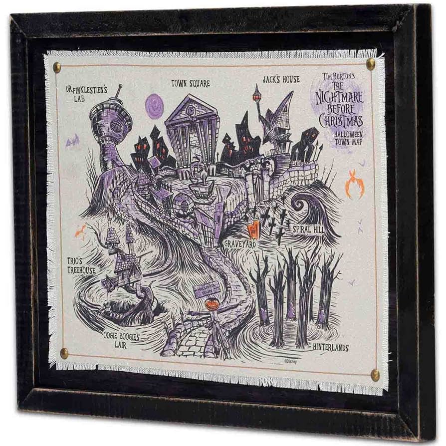 未開封 限定 ナイトメアビフォアクリスマス 額入 ピンバッジ